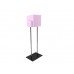 FixtureDisplays® Pink Metal Ballot Box Donation Box Suggestion Box With Black Stand 11064+10918-PINK